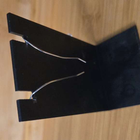 Elegant Cream and Brown Dangle Earrings - Picture 4 of 4